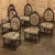 French Set of Six 19th Century French Louis XVI Carved Dining Chairs With Original Needlepoint For Sale - Image 3 of 13