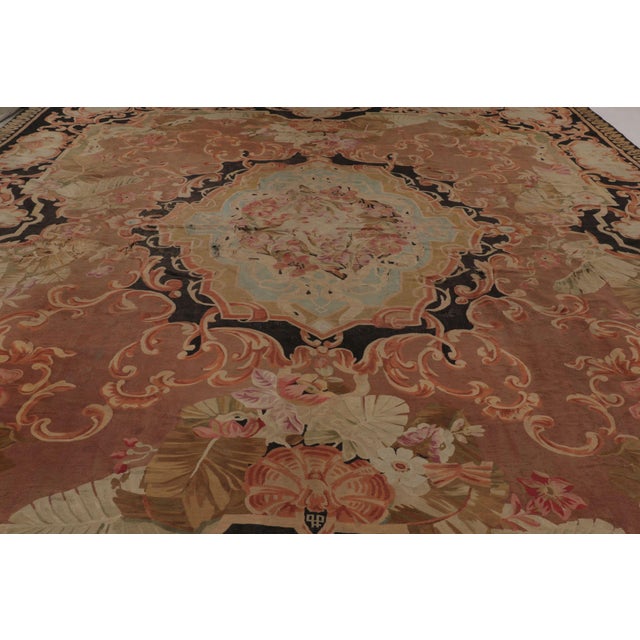 This 15x17 antique Aubusson rug is an exciting new addition to Rug & Kilim’s European rug collection—a masterpiece of the...