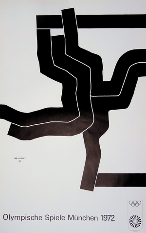 Eduardo Chillida, Black Pattern, Lithograph