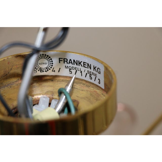 Murano Glass Flush Mount in Glass and Brass from Kalmar, 1960s For Sale - Image 12 of 16