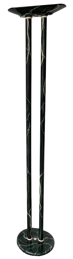 Italian Marble Effect Halogen Floor Lamp, 1980s