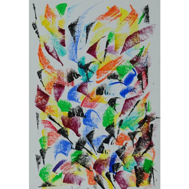Françoise GALLE (1940) Night Breath Colored pastel Signed in felt-tip pen by the artist On heavy paper, 21 x 30 cm...