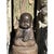25" Oriental Chinese Zen Young Monk Siting Meditation Stone Statue For Sale - Image 4 of 6
