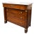 French Empire Style Mahogany Commode With Marble Top For Sale