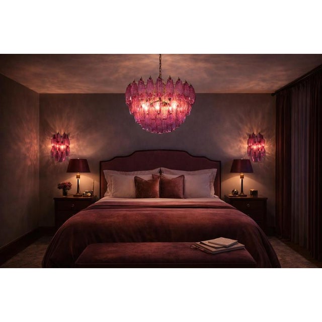 Murano Glass Chandelier, 1990 For Sale - Image 6 of 17