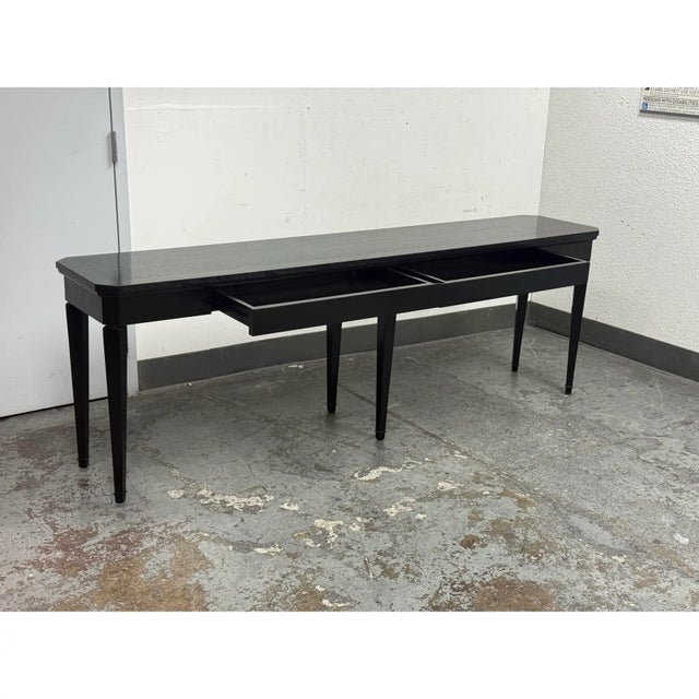 Design Plus Gallery presents a Bespoke Console Table by Rose Tarlow. The table has a tailored silhouette with a subtly...