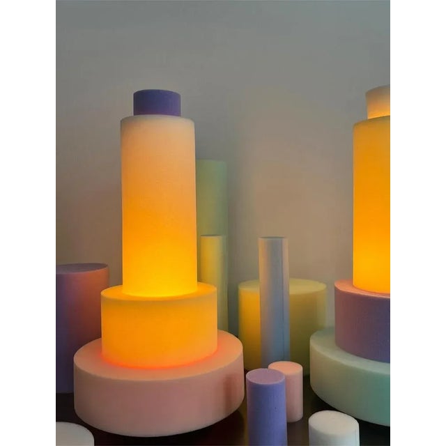Priscilla Schuimlampen Floor Lamp by Sven Jansse For Sale - Image 4 of 12