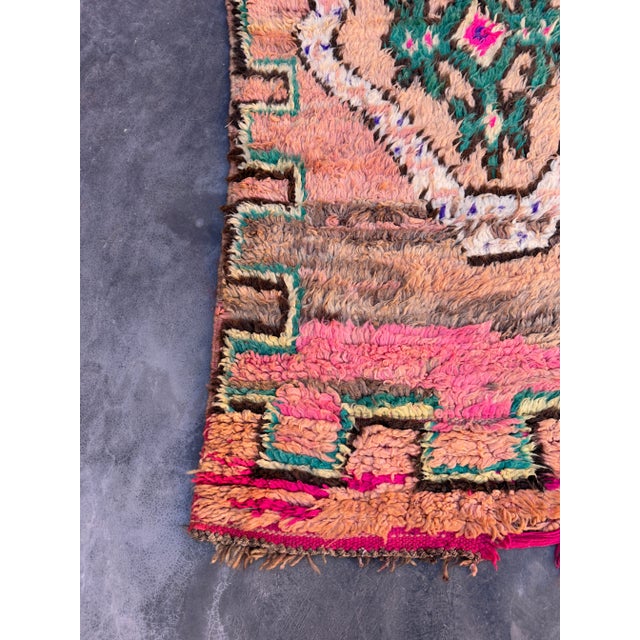 Textile 1980s Handwoven Moroccan Rug - 6'2" X 10'12" Ft For Sale - Image 7 of 10