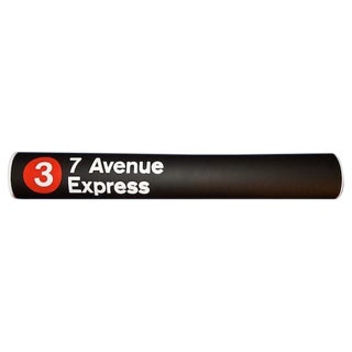New York City Subway #3 Train Sign For Sale