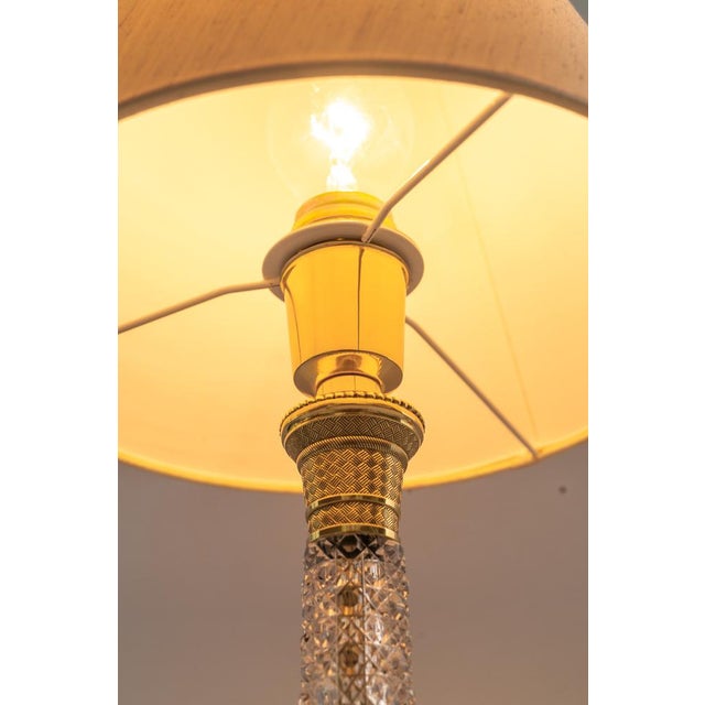 Historistic Cut Glass Stem Table Lamp, 1890s For Sale - Image 12 of 18