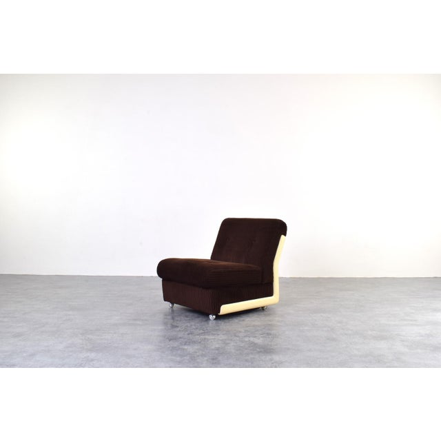 Beige Mid-Century German Modular Sofa, 1970s, Set of 3 For Sale - Image 8 of 15