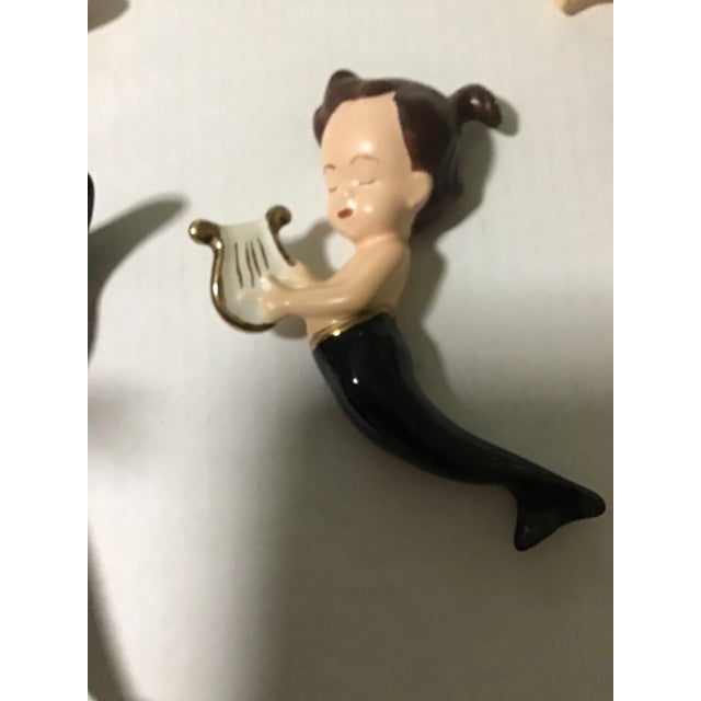 1960s 1960s Palm Beach Coastal Mermaid Wall Hanging- Set of 4 For Sale - Image 5 of 9