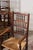 Textile Set of 10 Late 18th Century Oak Lancaster Spindle Rush Seat Chairs (2 Arms, 8 Sides) For Sale - Image 7 of 7