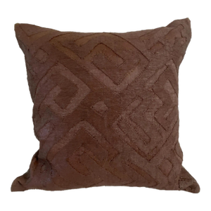 1980s African Kuba Textile Pillow Cover