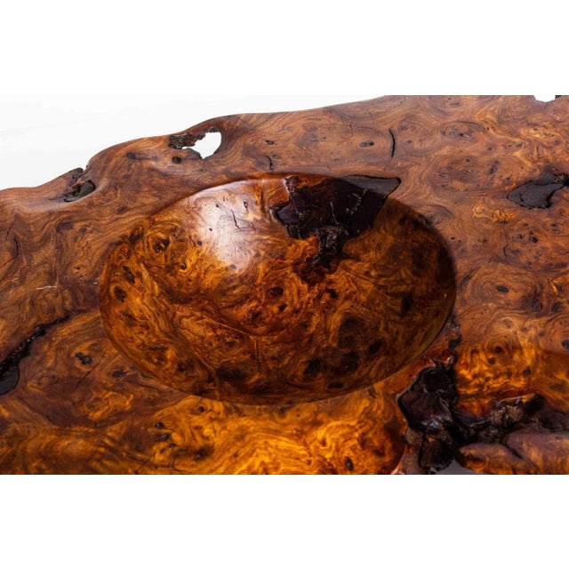 2000 - 2009 Solid Burled Elm Root Bowl by Tripp Espenet For Sale - Image 5 of 6