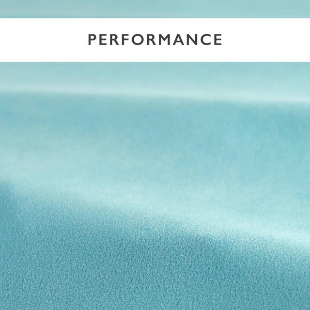 Harlequin Performance Velvets Fabric in Aqua - a Sample For Sale