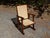 Vintage Mid Century Child Size Small Cane Rocking Chair Rocker For Sale - Image 14 of 14