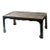 Black & Gilt Coffee Table With Asian Characters & Ming Feet For Sale