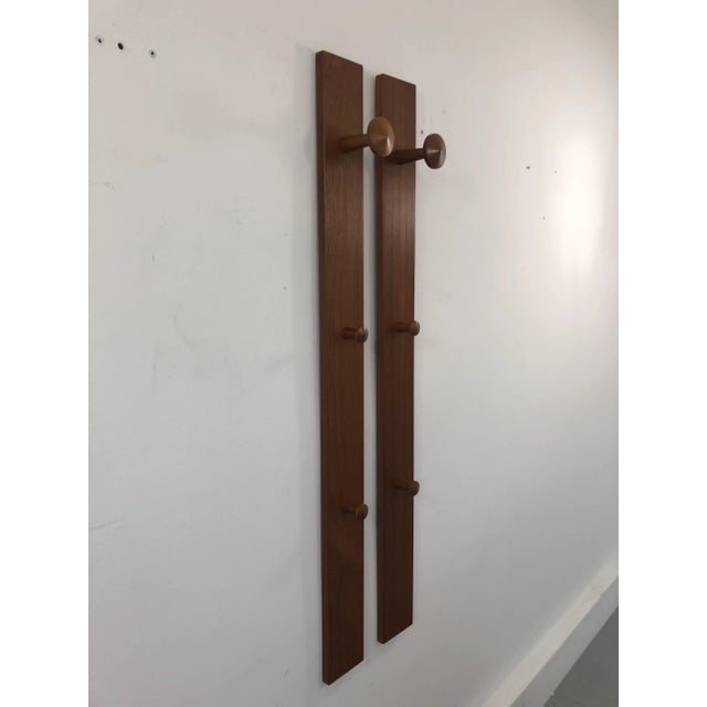 Danish Wall Coat Racks by Aksel Kjersgaard, Set of 2 For Sale - Image 12 of 14