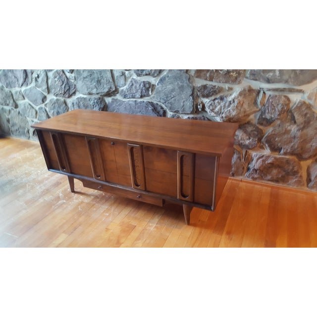 20th Century Danish Modern Lane Cedar Hope Chest W/ Drawer and Key