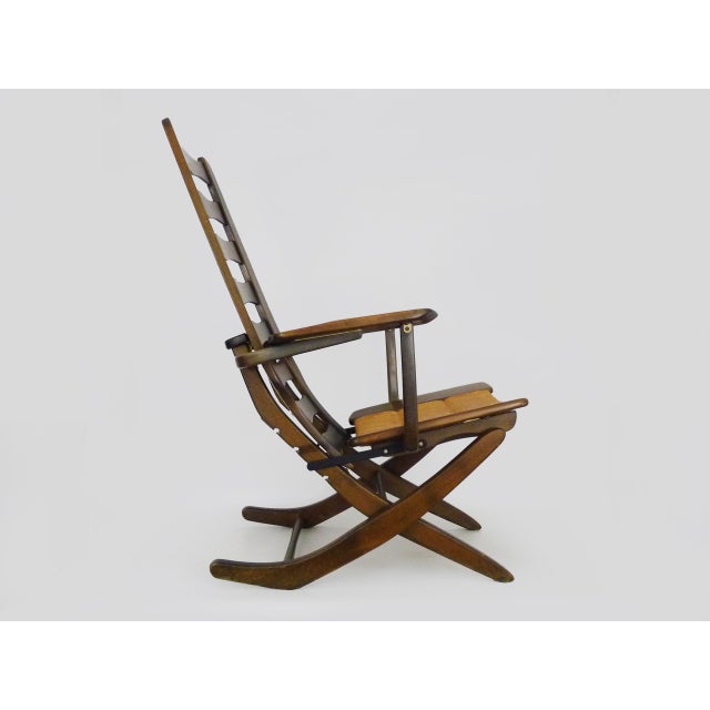 Transat Armchair in Beech, 1960s For Sale - Image 6 of 11