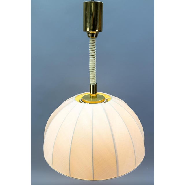 Three-Light Adjustable Height Pendant Light, 1980s For Sale - Image 18 of 18