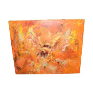 1950s Edmund K. Yaghjian Painting of a Bumblebee For Sale