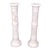 Italian White Turned Marble Pedestals Columns Stands - A Pair For Sale