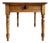 Antique English Pine Kitchen Table With Drawer For Sale
