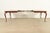 Baker Furniture Queen Anne Carved Cherry and Burl Wood Extension Dining Table, Newly Refinished For Sale In South Bend - Image 6 of 15