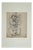 Alfredo Mezio, Figure, 1941, China Ink on Paper For Sale