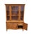 Brown High End Vintage Solid Cherry Italian Provincial 45" China Cabinet 1570-334 in Fruitwood Finish For Sale - Image 8 of 14