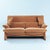1980s Portovenere Highback Sofa in Peach Upholstery by Vico Magistretti for Cassina, 1984 For Sale - Image 5 of 18