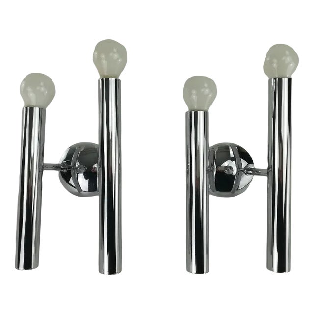 Wall Lamps by Gaetano Scioliari, 1960s, Set of 2 For Sale