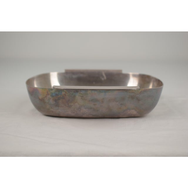 Metal Silver-Plated Bowl from Ravinet d’Enfert, 1960 For Sale - Image 7 of 16