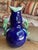 Antique French Majolica Vase- Cyclamen Flower Motif For Sale - Image 4 of 6