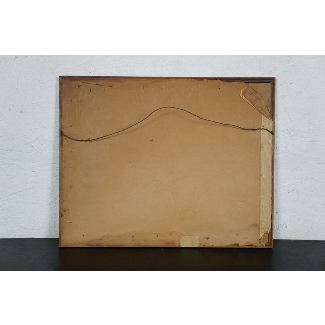 Late 19th Century Antique Edward Loyal Field Country Farmhouse Colored Landscape Etching 15", Framed For Sale - Image 4 of 10