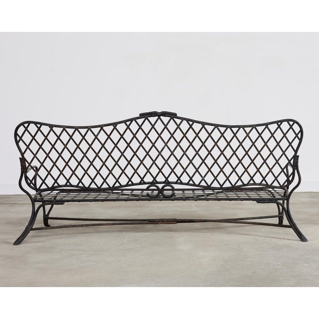 Rose Tarlow Style Iron Twig Garden Six-Piece Patio Suite For Sale - Image 9 of 18