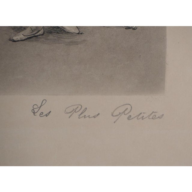 Paul Renouard, Little Dancers, 1893, Original Etching For Sale - Image 5 of 7