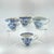 White Vintage Blue Onion Teacups (Blue Fjord, Blue Nordic Patterns From Wood & Sons, Meakin) English Blue and White - Set of Four: For Sale - Image 8 of 14