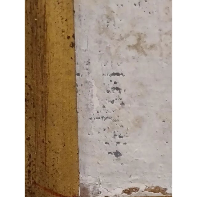 Mid 20th Century Large Aboriginal-Inspired Abstract Oil Painting on Board, Framed For Sale - Image 10 of 11