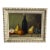 Vintage Still Life Oil Painting by Fiorini – Fruit, Wine Bottle & Grapes For Sale