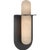 Visual Comfort Kelly Wearstler for Visual Comfort Signature Fosse 11" Invertable Offset Oval Sconce in Bronze with Alabaster For Sale - Image 4 of 12