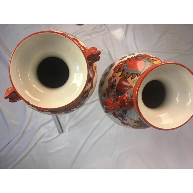 Late 19th Century Chinoiserie Chinese Vases - a Pair For Sale - Image 11 of 12