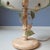 Floral Table Lamp with Glass Shade from Herda, 1980s For Sale - Image 6 of 11
