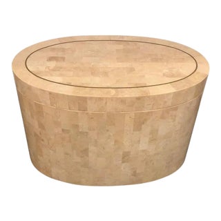 Mid-Century Modern Expandable Tessellated End Table in the Style Enrique Garcel For Sale