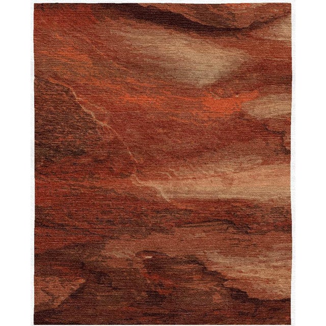 Hand Knotted Wool Rug by Murano Shutters For Sale - Image 4 of 4