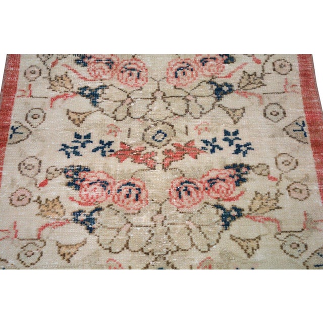 Turkish Vintage Turkish Anatolian Hand Knotted Wool Rug, 2'4''x5'9'' For Sale - Image 3 of 4