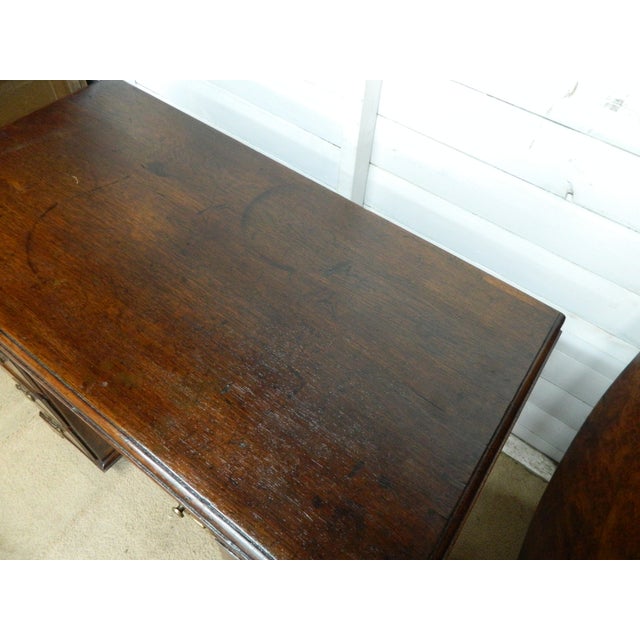 Oak Knee Hole Desk by W.R. Simkin For Sale - Image 5 of 18