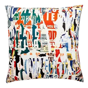 The House of Scalamandré Metropolitain Print Pillow, Multico